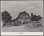 A dairy barn at Kymulga (about six miles from Childersburg, Alabama) converted into a three-story bunk house to accomodate workers as a result of the expected increase in employment at the nearby powder plant.