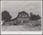 A dairy barn at Kymulga (about six miles from Childersburg, Alabama) converted into a three-story bunk house to accomodate workers as a result of the expected increase in employment at the nearby powder plant.