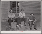 Workmen from the nearby powder plant on a street in Childersburg, Alabama.
