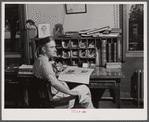 Mr. Lloyd Lewis, Greene County ordinary, in his office in Greensboro, Georgia.