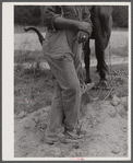Feet of a Negro farmer. Greene County, Georgia.
