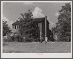 The old Armour plantation home now occupied by a Negro tenant family. Greene County, Georgia.