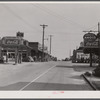 Main street of Siloam, Greene County, Georgia.