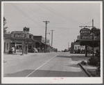 Main street of Siloam, Greene County, Georgia.