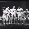 Ray Bolger and Ron Husmann (center) in the stage production All American