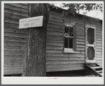 House that has been evacuated to make room for the Army maneuver grounds. Caroline County, Virginia.