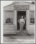The postmaster of Upper Zion, Virginia. When the town is evacuated to make room for the Army maneuver grounds, he will be out of a job.