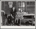 Some of the children of a family that is getting ready to move out of the area taken over by the Army in Caroline County, Virginia.