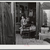 Woman and her child who must move out. The Army is taking over the area for maneuver grounds. Caroline County, Virginia.