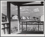 Prefabricated houses built by FSA (Farm Security Administration) to take care of some of the Negro farmers who had to move out of the area being taken over by the Army. Milford, Caroline, Virginia.