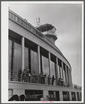 Visitors on the observation platform. Municipal airport, Washington, D.C..