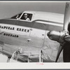 The captain is in his place and in a few minutes the plane will take off.