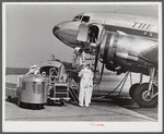 View of the front of the administration building. Washington, D.C. municipal airport.