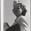 An airline hostess. Municipal airport, Washington, D.C..
