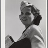 An airline hostess. Municipal airport, Washington, D.C..