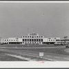 View of the front of the airport building. Municipal airport, Washington, D.C..