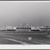 View of the front of the airport building. Municipal airport, Washington, D.C..