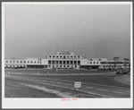 View of the front of the airport building. Municipal airport, Washington, D.C..