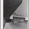 View of the front of the airport building. Municipal airport, Washington, D.C..