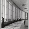 Visitors in the lobby of the municipal airport watching the planes. Washington, D.C..