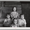Children of Warren Franklin, FSA (Farm Security Administration) dairy farmer near Guilford, Vermont.