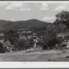 Landscape of the town of Weston, Vermont.