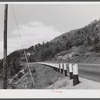 Highway along Connecticut River on the New Hampshire side across from Brattleboro, Vermont.