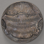 Abraham Lincoln centennial celebration medal