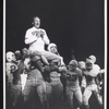 Ray Bolger (center) in the stage production All American