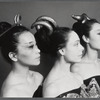Yuriko Kimura, Pearl Lang, and Takako Asakawa, the three "Clytemnestras" of the 1974 Graham season