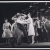 Bill Starr and Anita Gillette (center) in the stage production All American