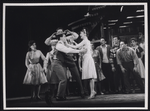 Bill Starr and Anita Gillette (center) in the stage production All American