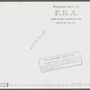 Numbers are painted on all farm building for auctioning in the area being taken over by Pine Camp. Pine Camp, New York.