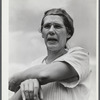 Mrs. Warren Loadwick who is moving out of the area being taken over by the Pine Camp. New York.