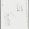 Mr. Merton Hoover, postmaster, sixty-three years old, who loses his position through the wiping out of the town of Sterlingville, New York, in the Pine Camp expansion area. He is moving to West Carthage, New York.