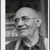 Mr. Merton Hoover, postmaster, sixty-three years old, who loses his position through the wiping out of the town of Sterlingville, New York, in the Pine Camp expansion area. He is moving to West Carthage, New York.
