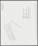 Mr. Merton Hoover, postmaster, sixty-three years old, who loses his position through the wiping out of the town of Sterlingville, New York, in the Pine Camp expansion area. He is moving to West Carthage, New York.