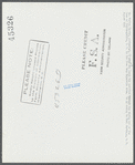 Mr. Merton Hoover, postmaster, sixty-three years old, who loses his position through the wiping out of the town of Sterlingville, New York, in the Pine Camp expansion area. He is moving to West Carthage, New York.