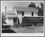A family moving out Pine Camp expansion near Leraysville, New York.