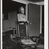 Miss Elinor Adderly, school teacher in one of the twenty-four school houses in the Pine Camp expansion area. She will loose her job and will have to move from her home. Near Antwerp, New York.
