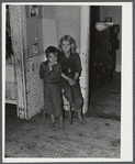 Charles and Charlotte Sampson. The Sampsons are moving out of the Pine Camp expansion area to a new farm obtained through the New York Defense Relocation Corps. Near Sterlingville, New York.