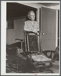 Miss Elinor Adderly, school teacher in one of the twenty-four school houses in the Pine Camp expansion area. She will loose her job and will have to move from her home. Near Antwerp, New York.