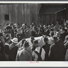 Auctioning off a dairy herd on the Ingalls farm in the Pine Camp expansion area. Near Antwerp, New York.