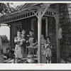 The family of Almond Drake on moving day. They are moving out of the Pine Camp expansion area to a new farm in Adams, New York.