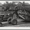 The Drake farm with Pine Camp road construction. Near Leraysville, New York.