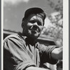 Almond Drake, a farmer in the Pine Camp expansion area who must move out. Near Leraysville, New York.