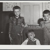 Children of a dairy farmer near Rutland, Vermont.