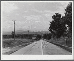 Highway approaching Rutland, Vermont, from the East.