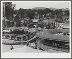View of the fairgrounds at the Rutland Fair, Vermont.