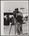 Tintype photographer at the World's Fair. Tunbridge, Vermont.